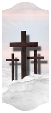 DARAY-C-106-PK Three Crosses (Clouds) Pink